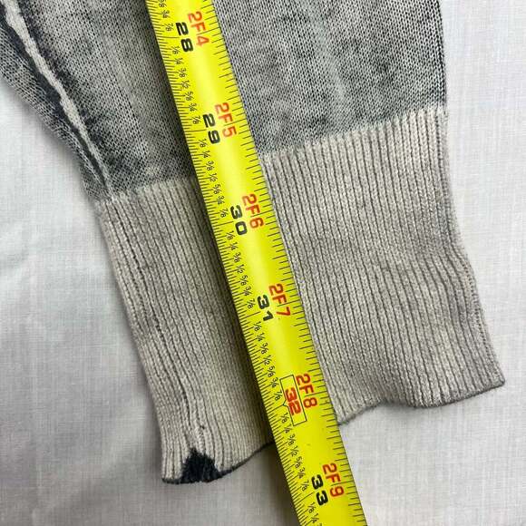 Pepe Jeans Mens 3XL Logo Long Sleeve T-Shirt Grey Y2K Rock - Picture 10 of 11